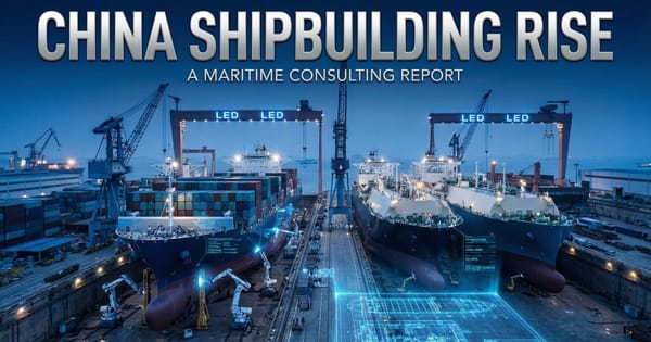 The Rise of China's Shipbuilding Industry: A Deep Shift in Global Vessel Manufacturing